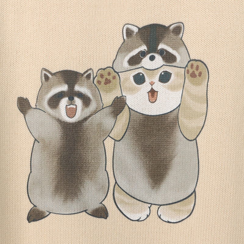 🎀【預訂】Mofusand Woodlands 毛衣浣熊