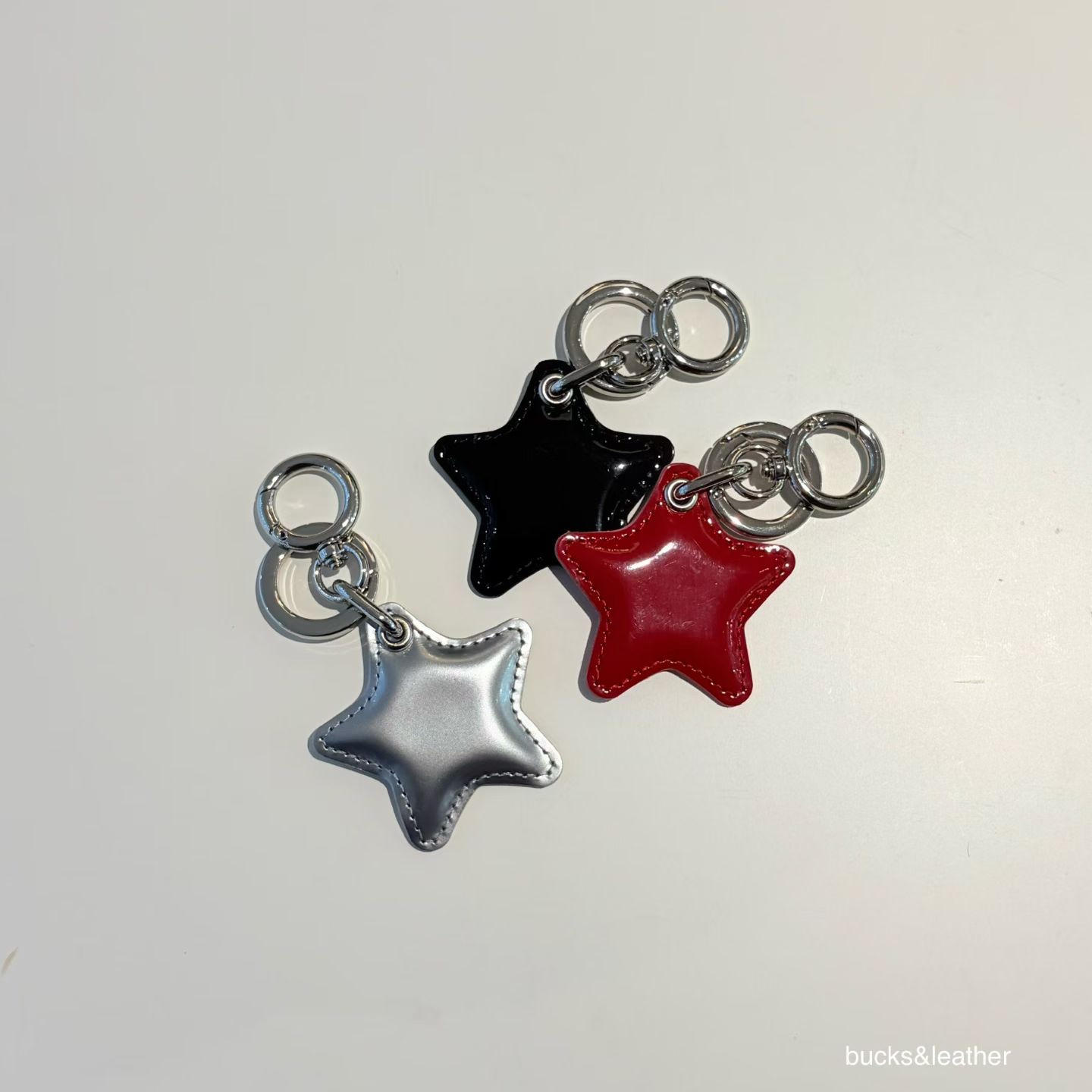 【26SS】 預訂_Star Keyring MiniBy Bucks & leather