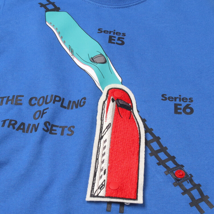 🆕【⭐訂購⭐】🌀 🇯🇵 日本直送 #新幹線 #E5 #E6 移動 連接列車 刺繡 短袖T恤［2款選］🌀 [ELDA-0052]