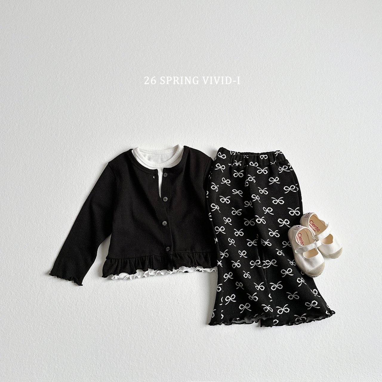 🌸預訂 韓國直送🌸🇰🇷VIVIDI七色春日風圖案花邊喇叭褲