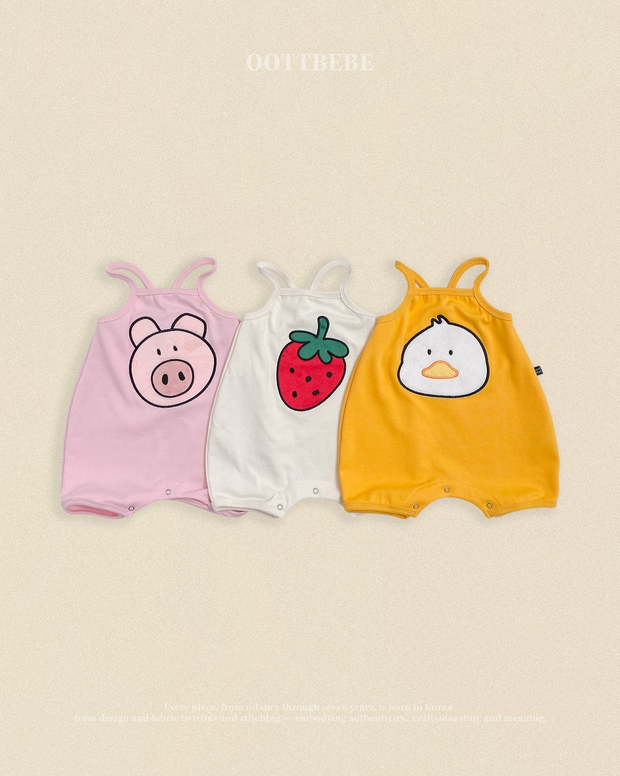 OOTT | (bebe)Farm-themed Romper 