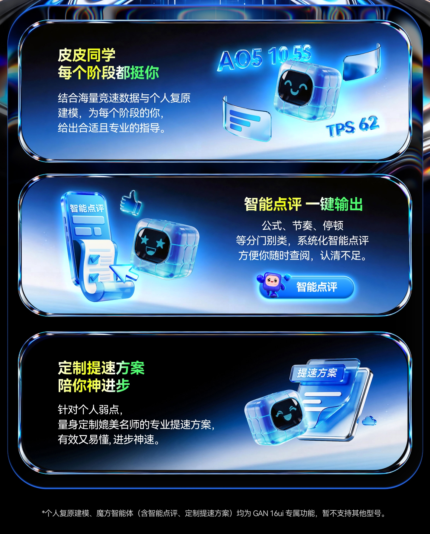 GAN 16 Ui MagLev 旗艦智能3x3藍芽扭計骰 (3x3 Smart Cube)