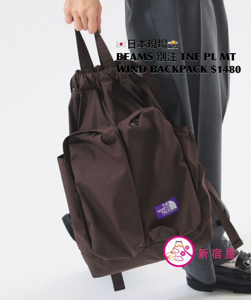 BEAMS 別注 THE NORTH FACE PURPLE LABEL MOUNTAIN WIND BACKPACK