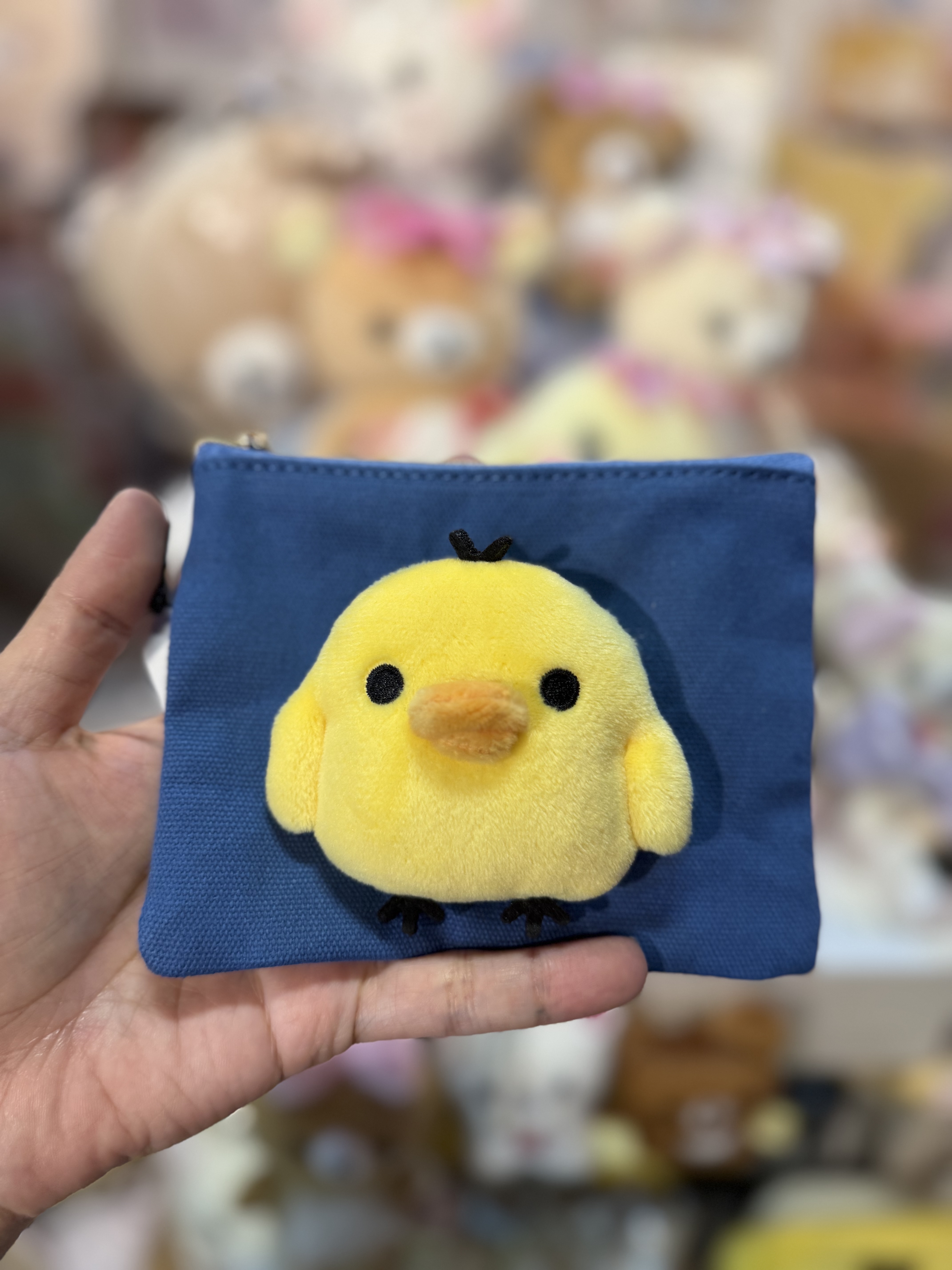 《現貨》全新日本專店限定 Rilakkuma立體頭仔小物袋