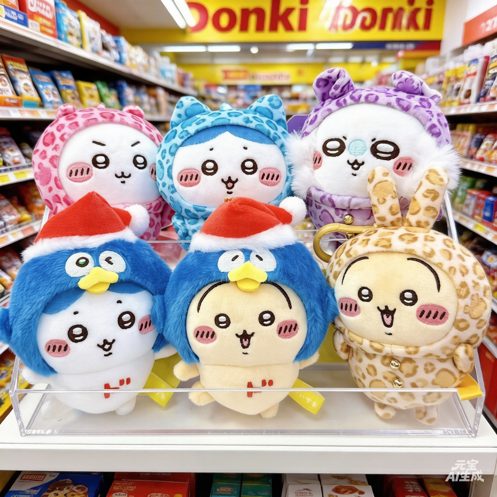 日本Donki Chiikawa限定版公仔掛飾
