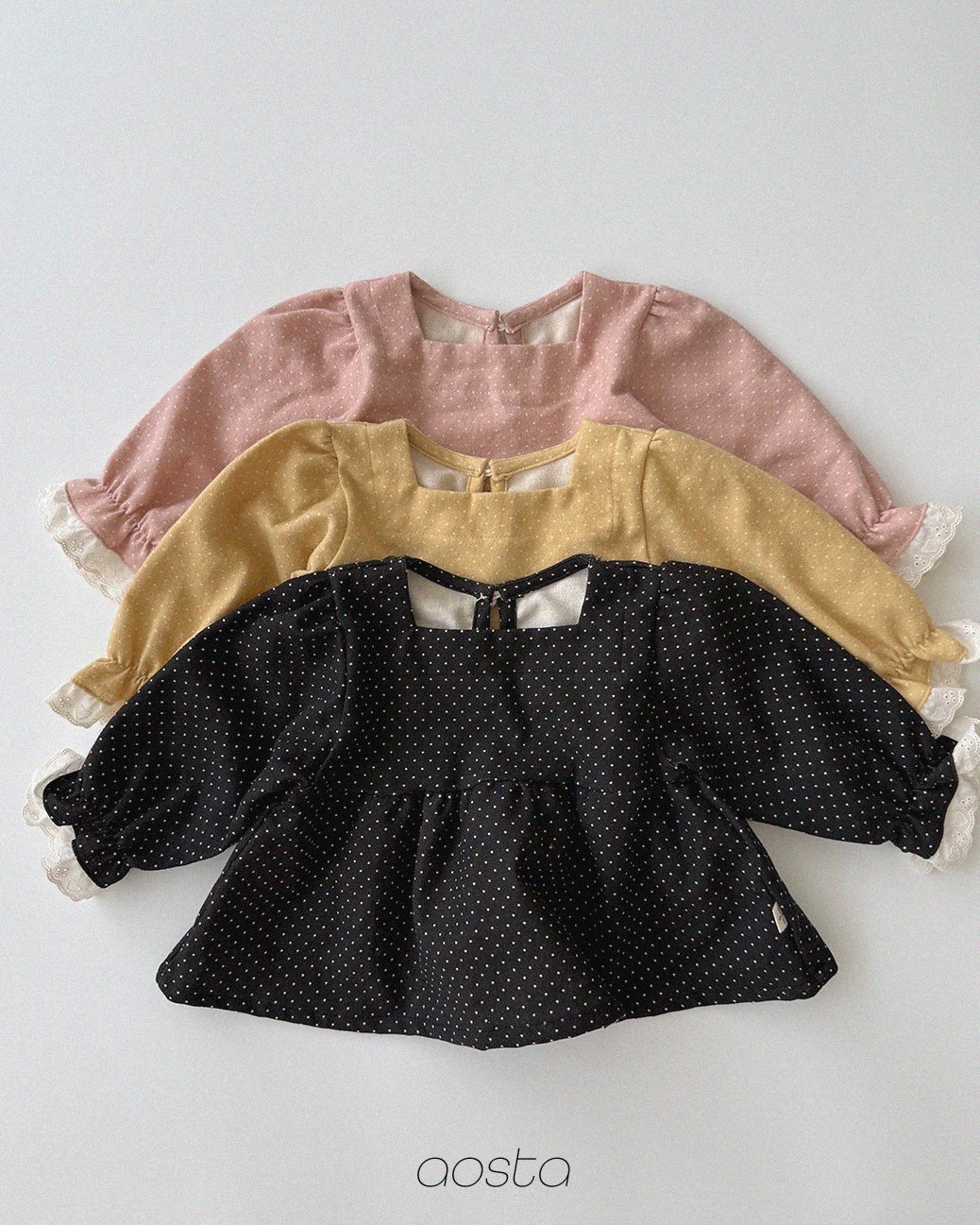 Aosta Milk Dot Blouse 