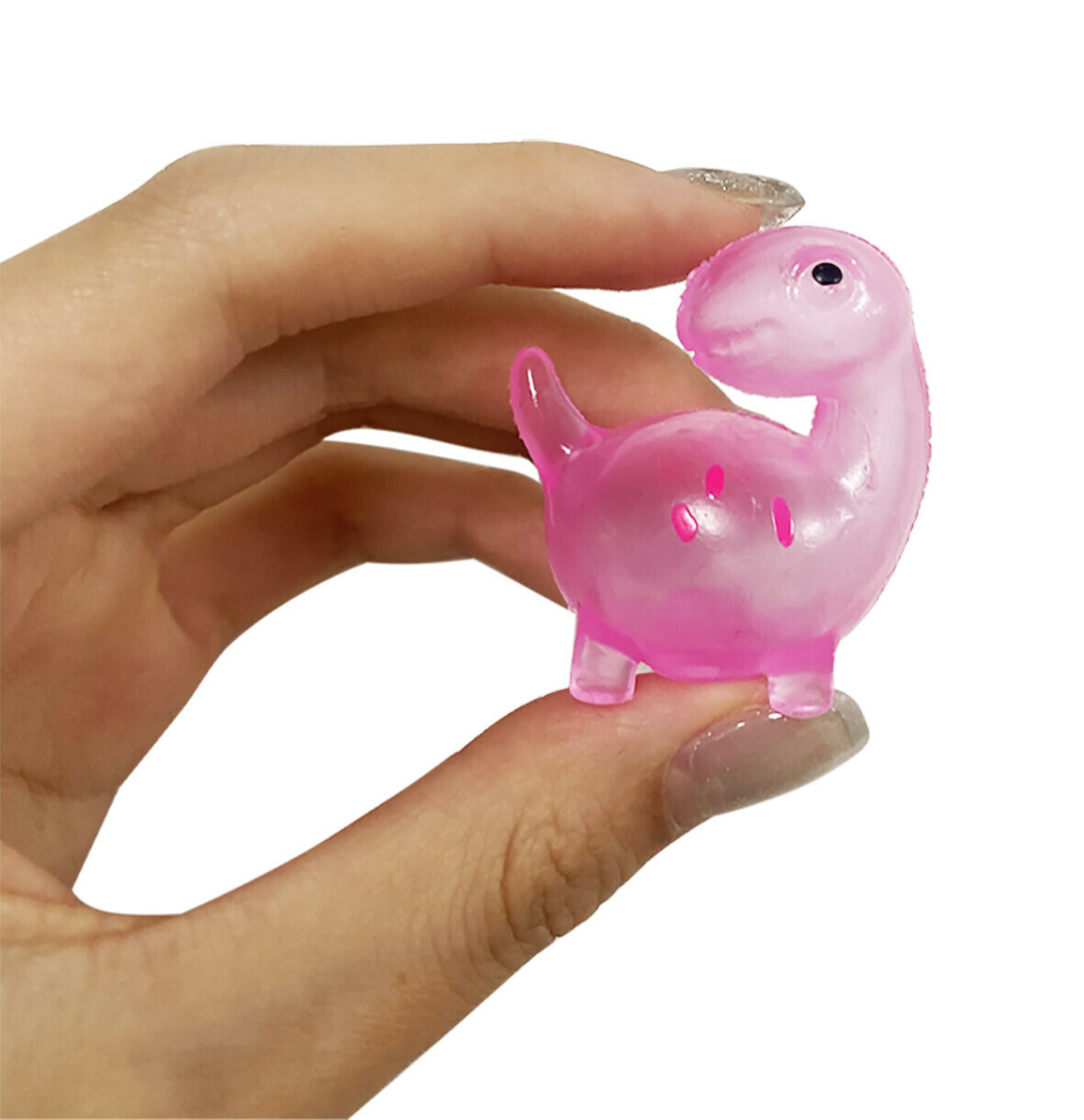 日本 Puni Puni 透明恐龍（6種顏色隨機混裝）