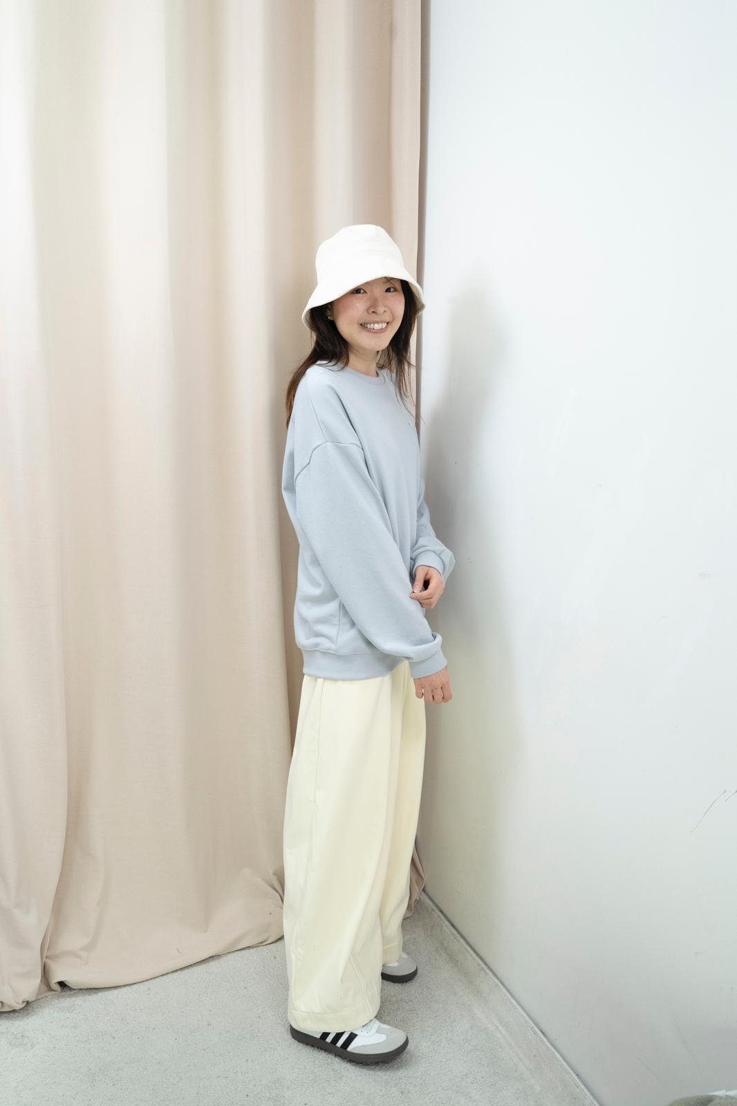 軟熟珠地衞衣（淡藍色）