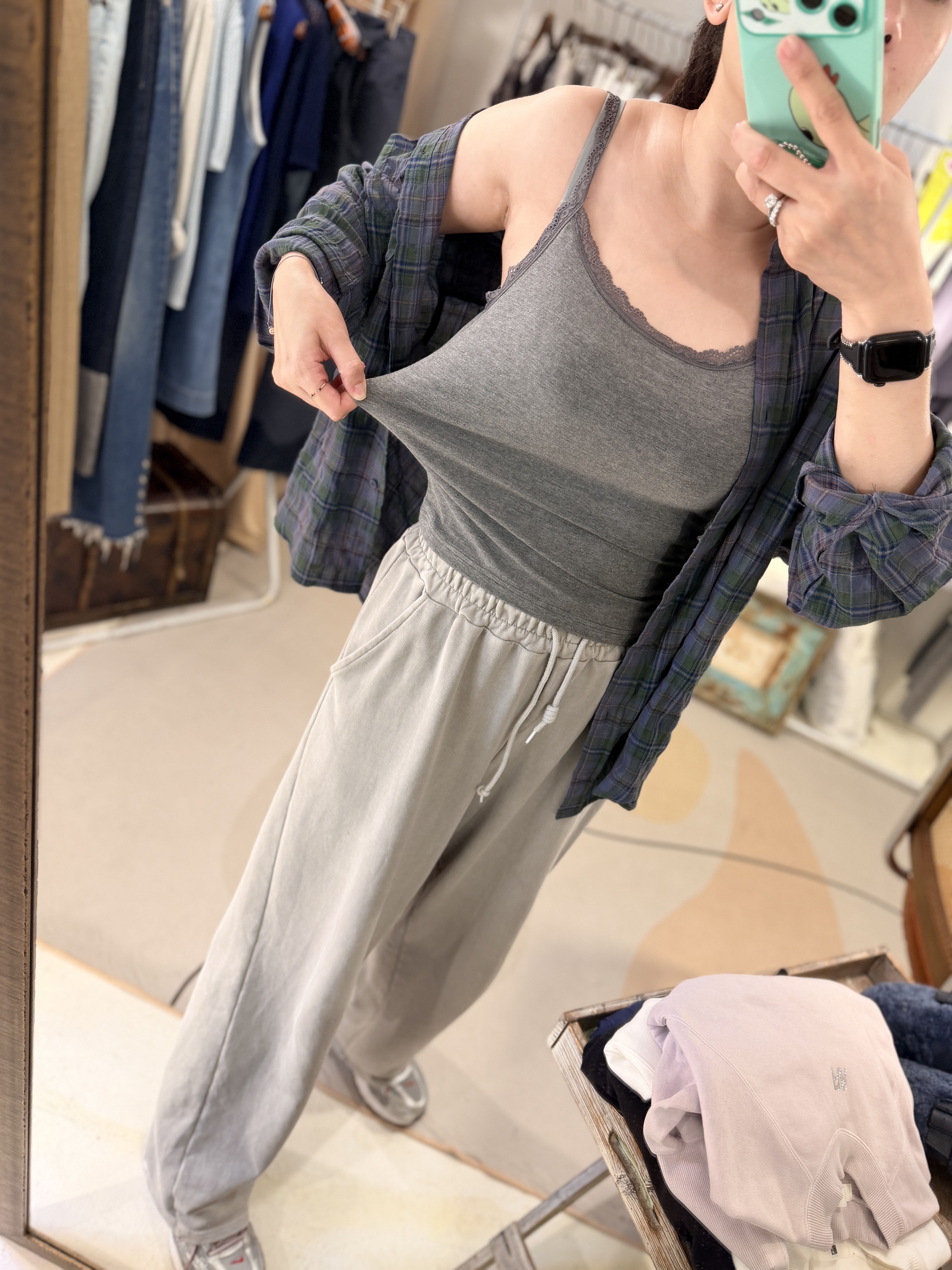 Elastics lace vest 