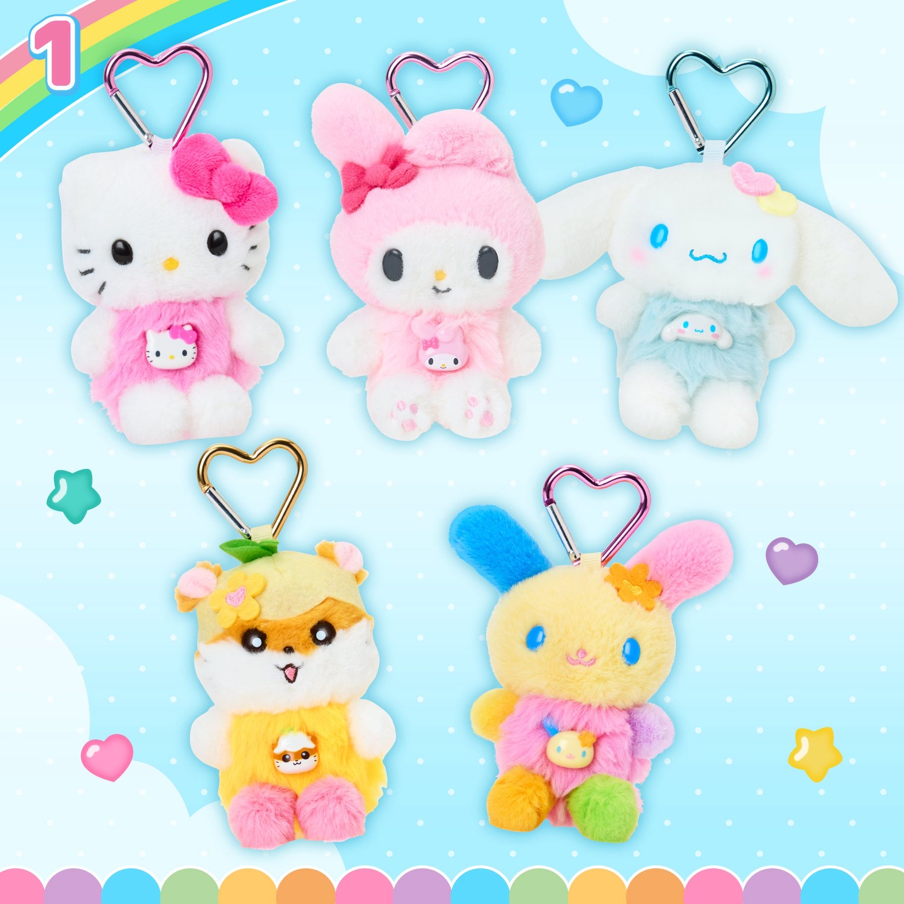 日本直送sanrio 3D珠子公仔掛飾