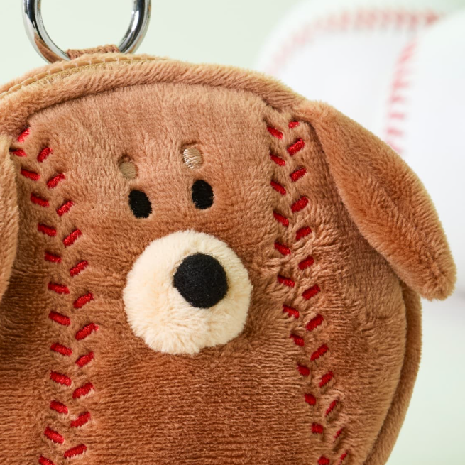 [JOGUMAN STUDIO] WOODY MINI POUCH BASEBALL