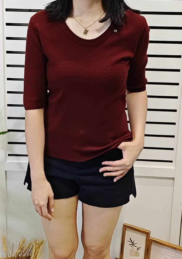 S659 U Neck Knit Wear