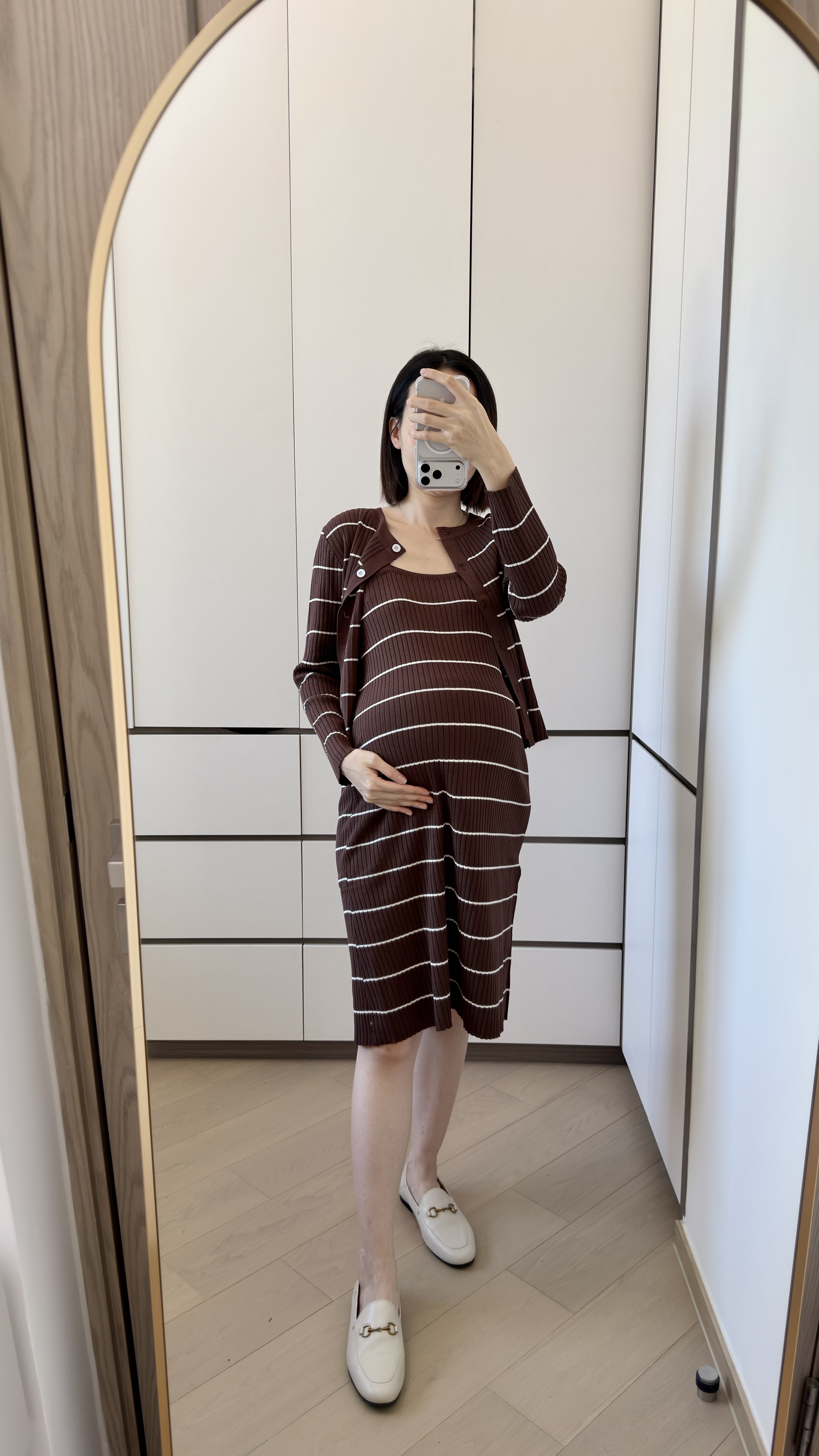 THE ÉLISE STRIPED KNIT SET