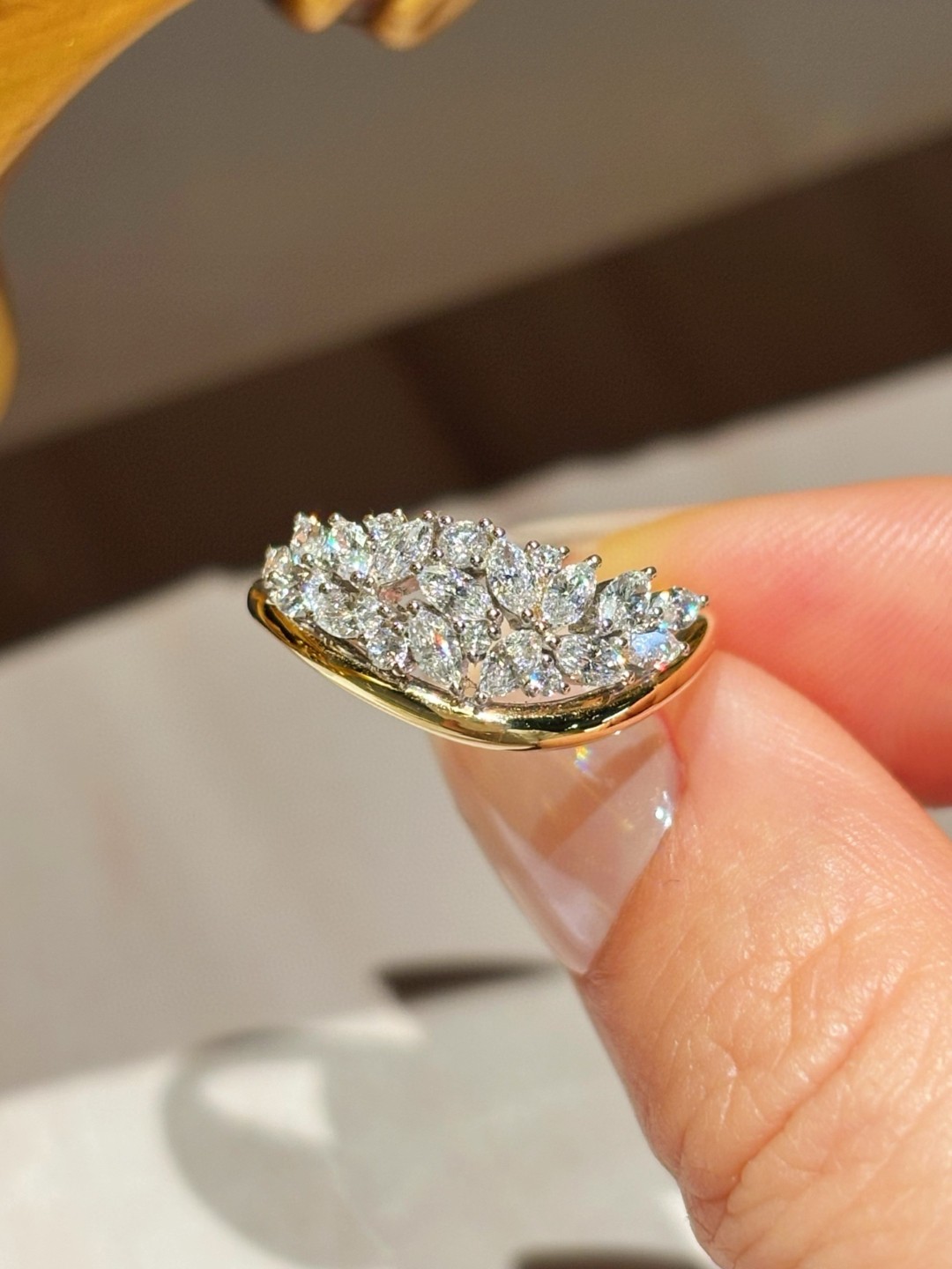 18K Lab Diamond Ring 