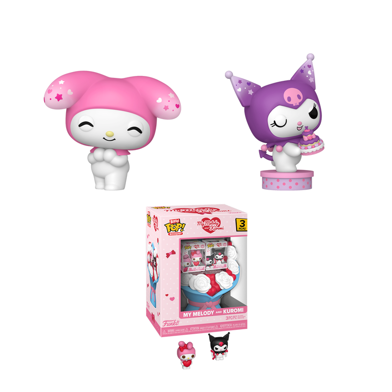 📦訂購 美國代購 Bitty Pop! My Melody and Kuromi Valentine Bundle Figure 模型