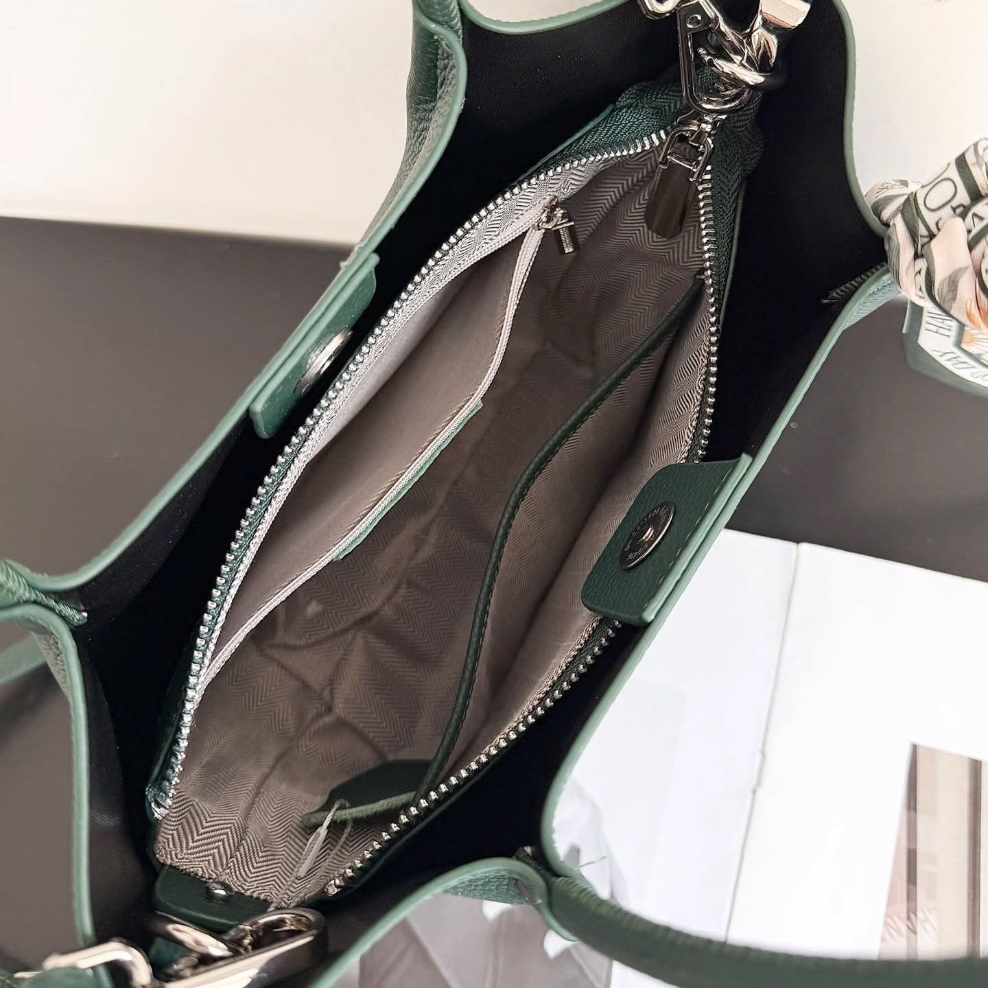 3313# 经典菜篮子包 附送丝巾 TOGO头层牛皮🇨🇳