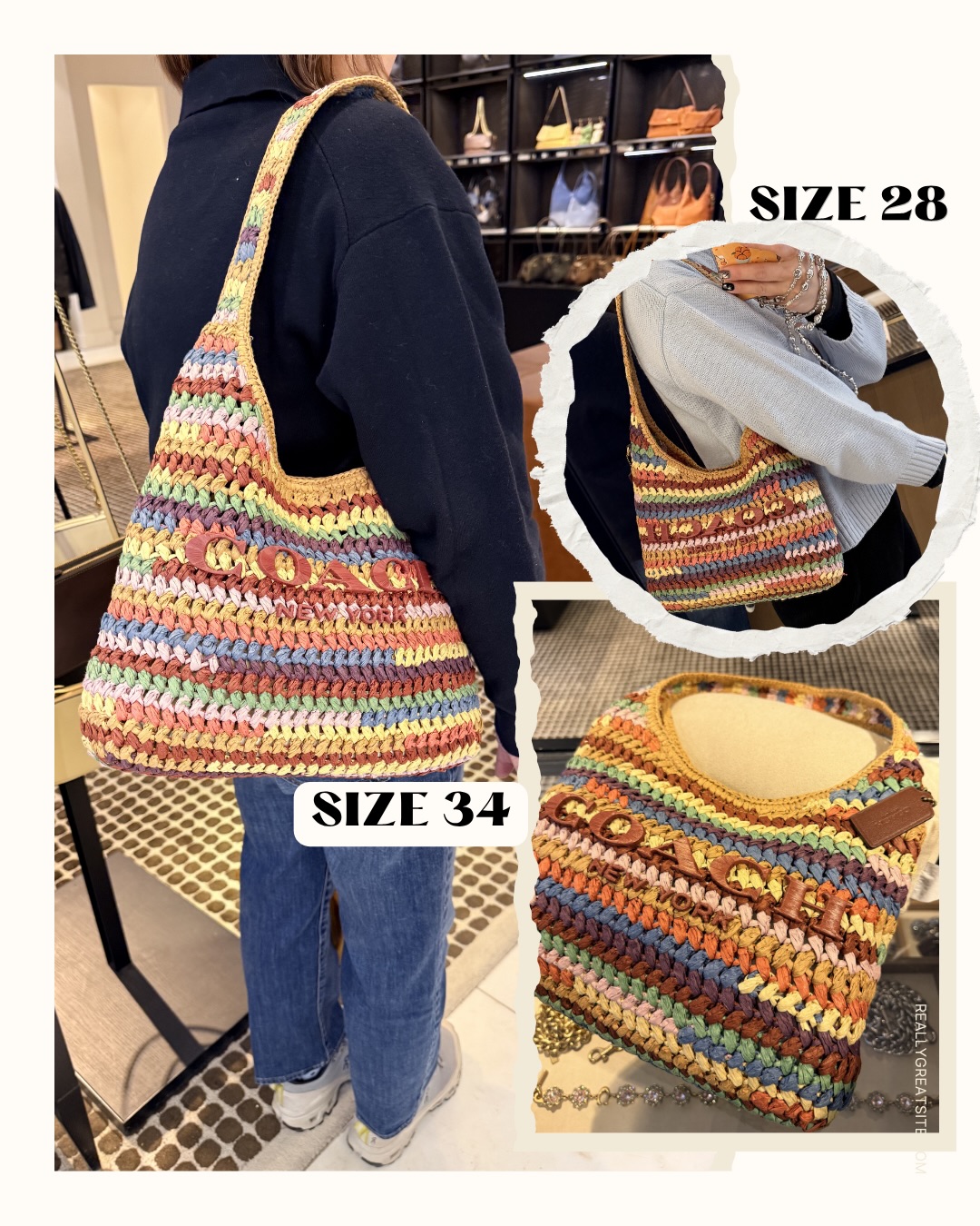 夏天編織款 Coach Brooklyn Shoulder Bag 28 / 34 