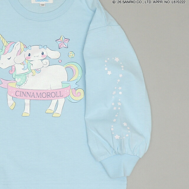 🆕【⭐訂購⭐】 🌀#Sanrio 獨角獸亮片印花 泡泡袖 長袖Tee［4款選］🌀[ELIA-0106][261015]