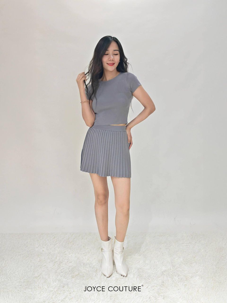 短袖针织套装 D0030