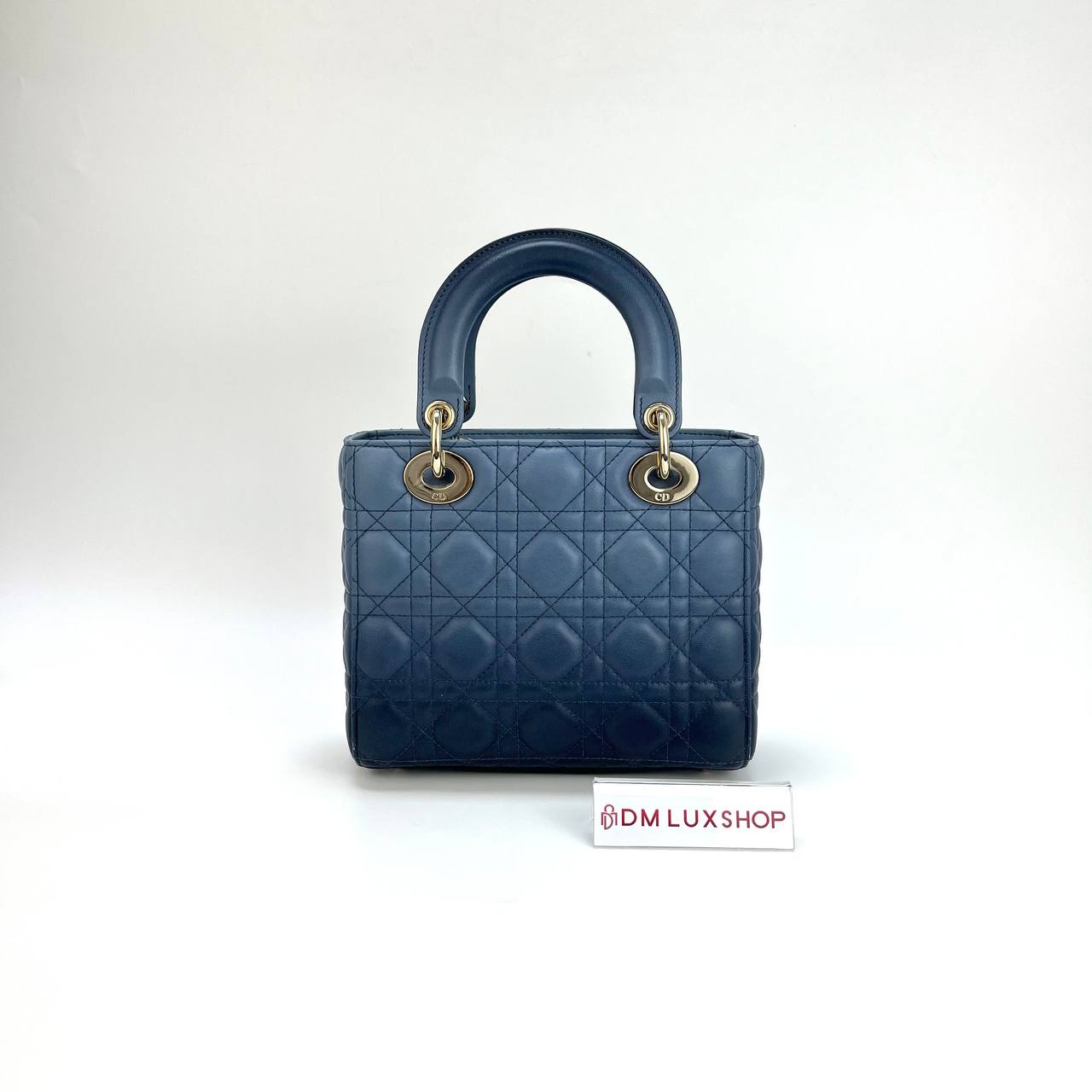 Dior Lady Dior Blue Gradient Small GHW