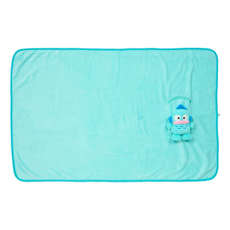 現貨｜Sanrio Hangyodon 水怪 日版 兩用 毛毯 2-WAY Blanket 110x70cm (71532-8)