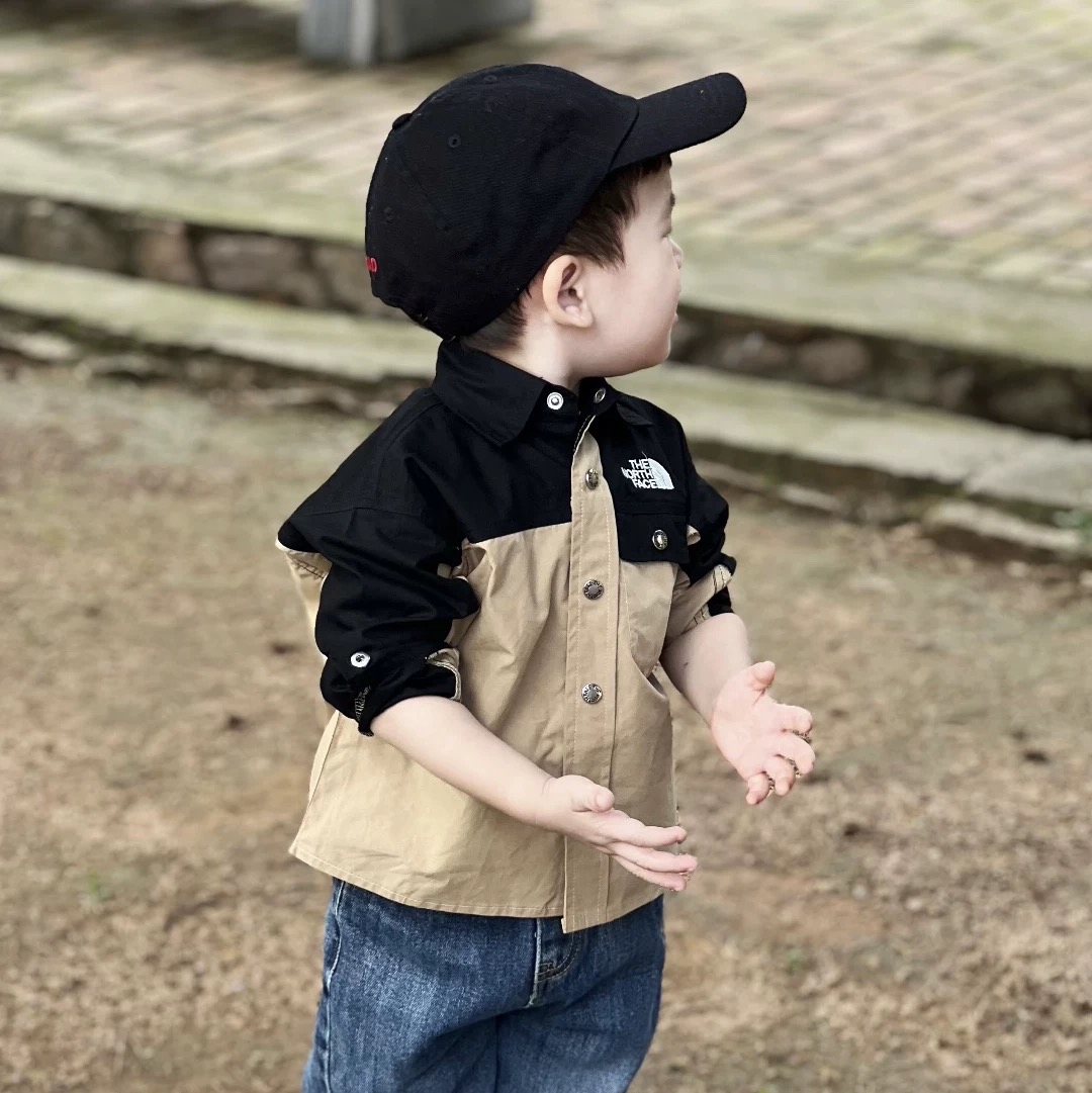 B0012 TNF拼色速乾防風襯衫