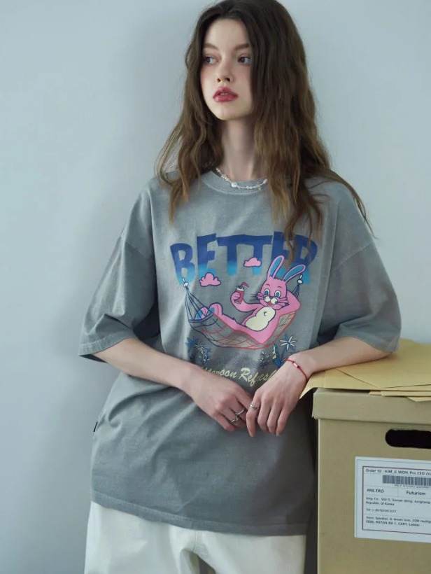 韓國品牌 CPGN STUDIO│Better Hoppi Pigment Short Sleeve T-shirt