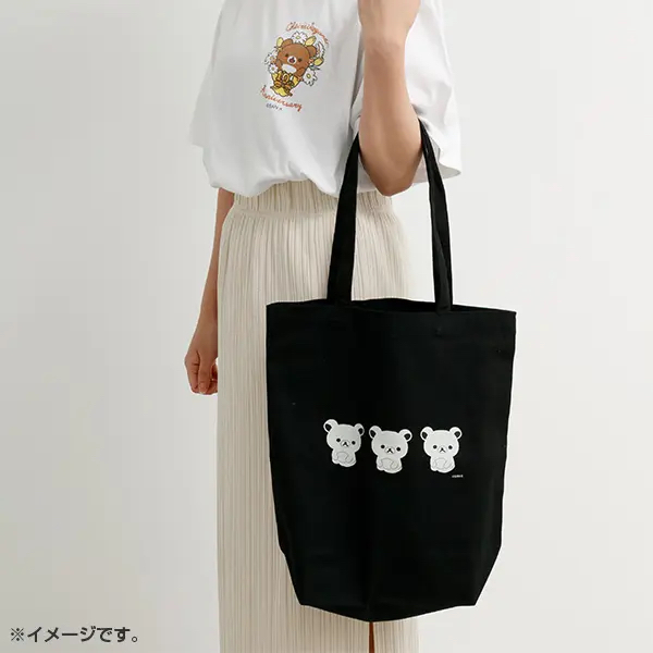 《預訂貨品》全新日本網上限定Rilakkuma 黑白系列布袋