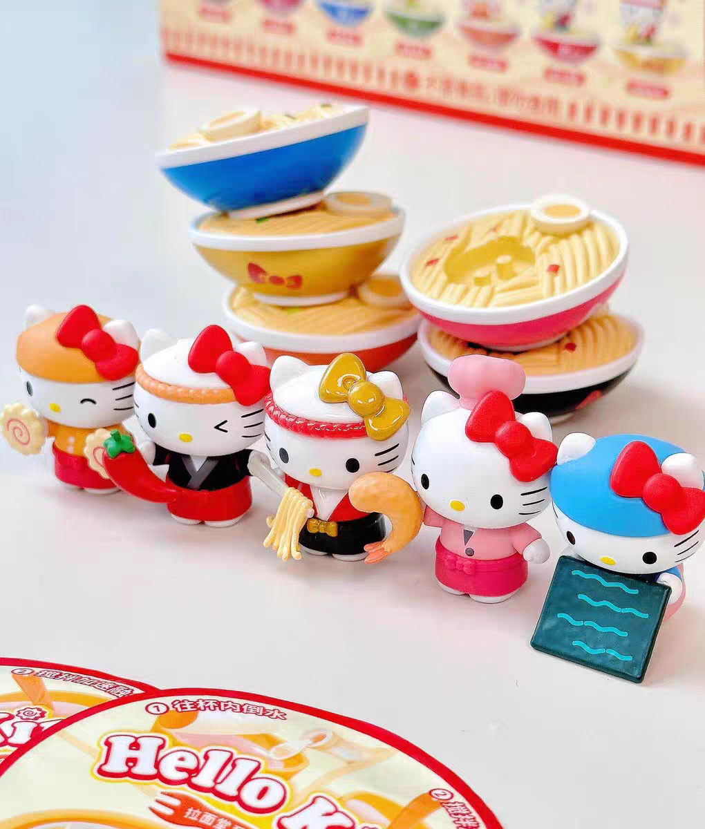 Hello kitty 拉麵堂 啵啵萌趣豆