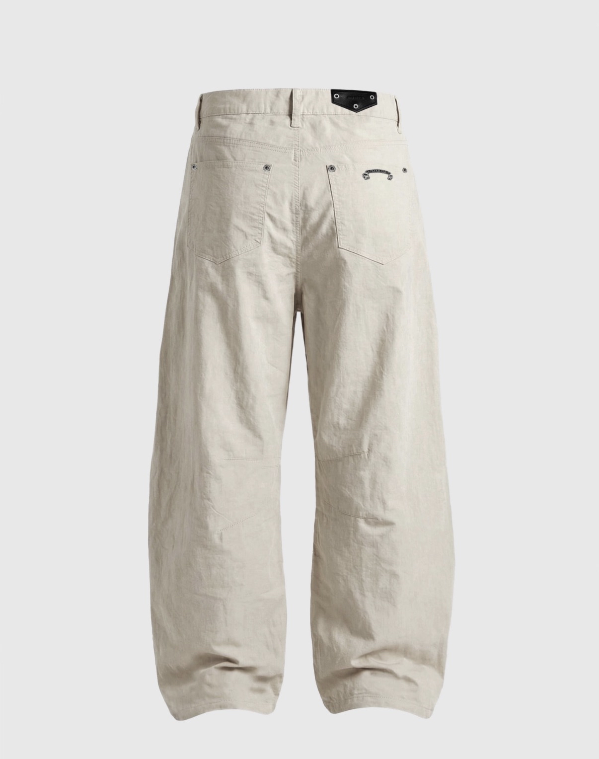 BADBLOOD新款 [w-pts26-085] Contour Lightweight Curved Fit Pants - Cream