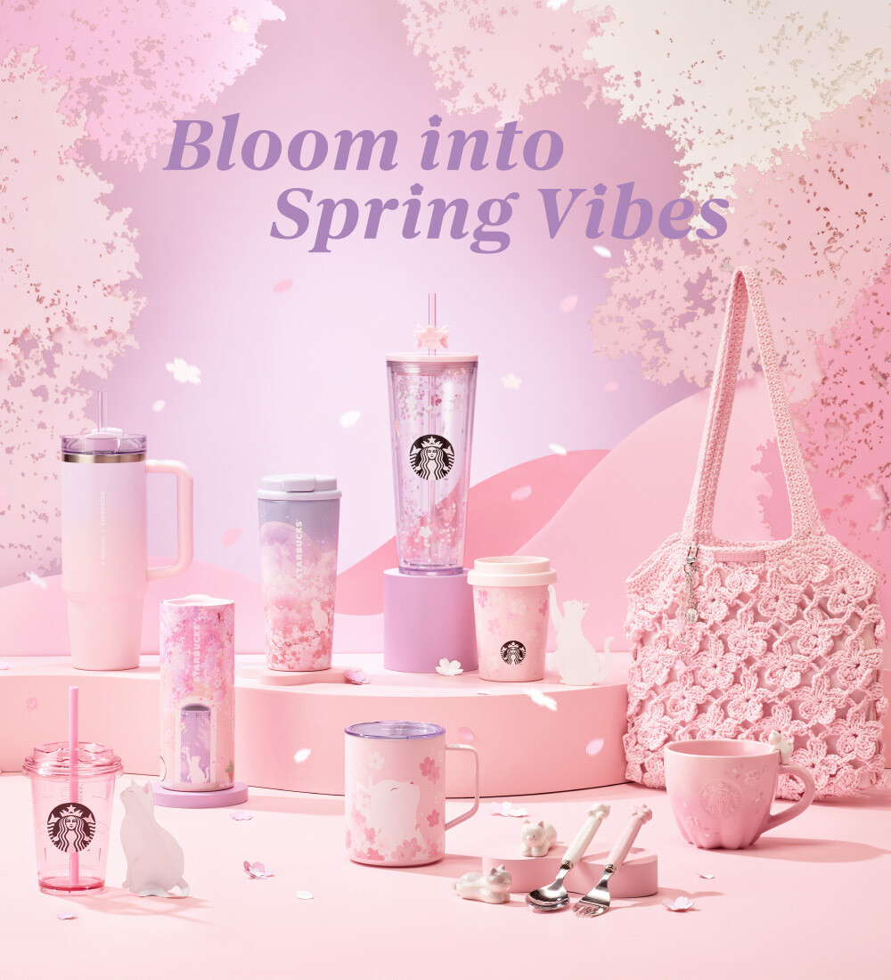 Starbucks - 韓國Starbucks 2026 Bloom into Spring Vibes 櫻花限定