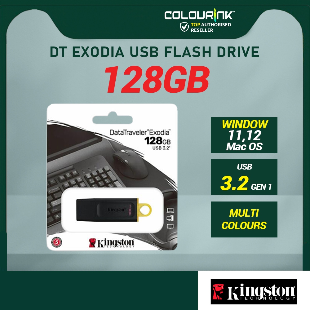 Kingston Pendrive DataTraveler Exodia DTX USB 3.2 Flash Drive Thumb Drive Pendrive (128GB / 64GB / 32GB)