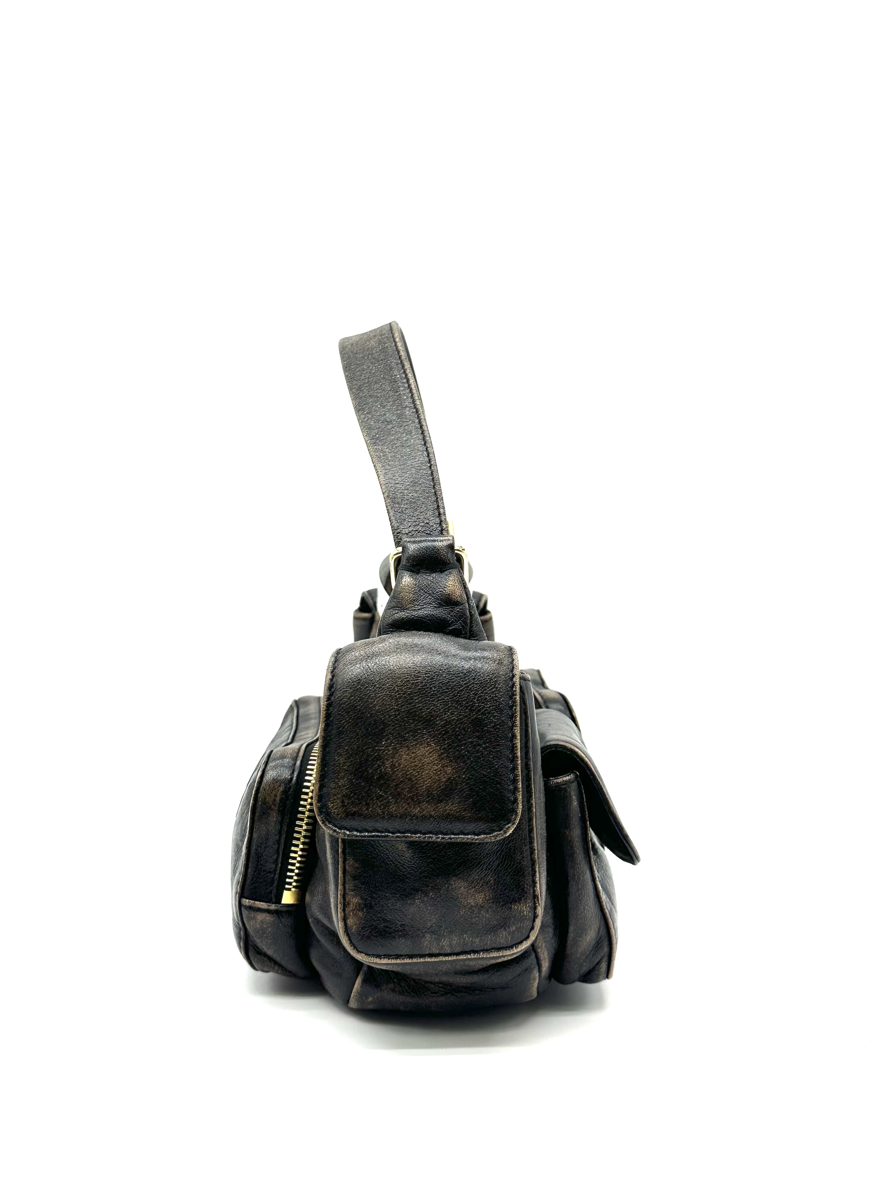 Pre-Owned MIU MIU Nappa Leather Pocket Bag / Product Code: 26042108