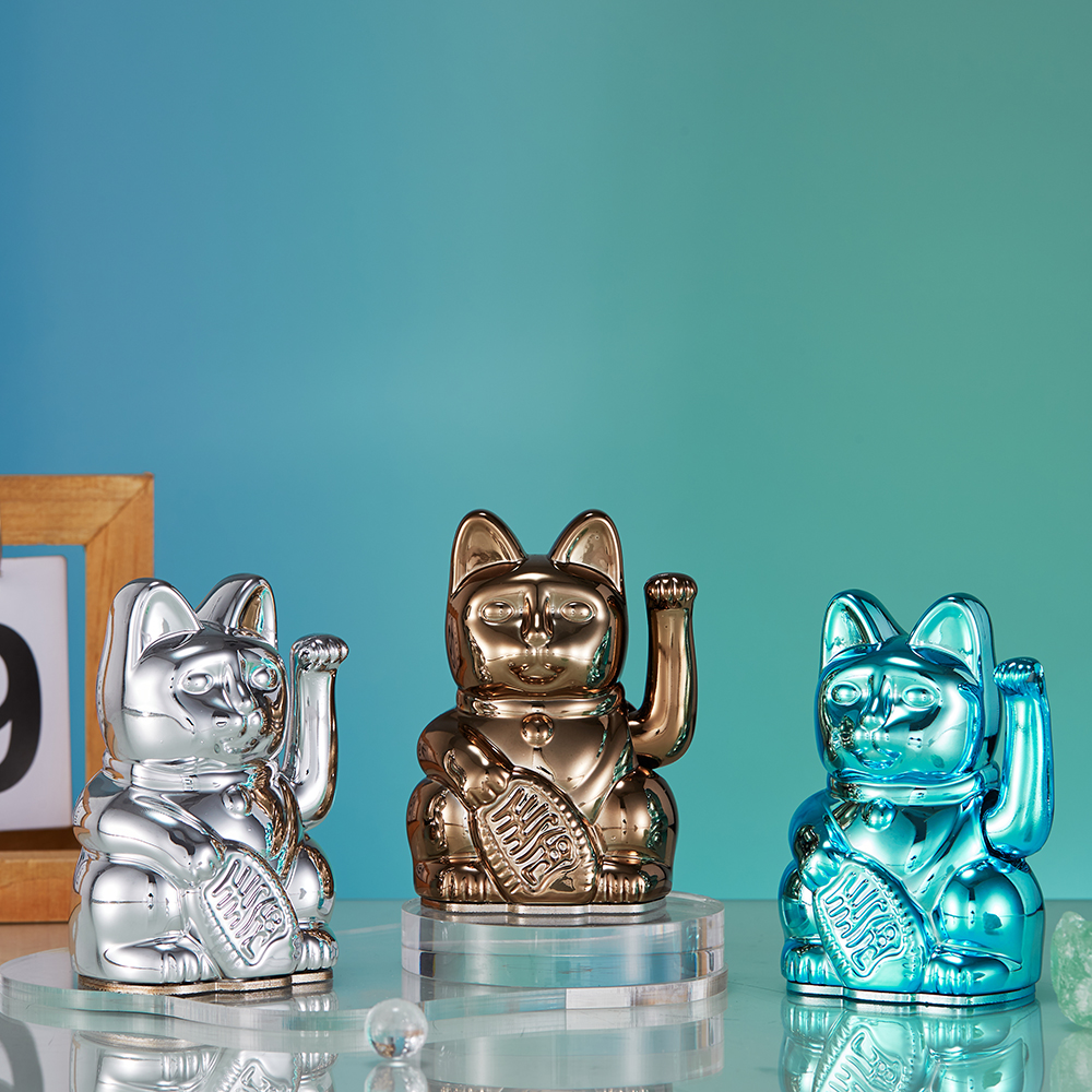 📦訂購 台灣代購 Mini Lucky Cats 迷你幸運繽紛自動招手招財貓