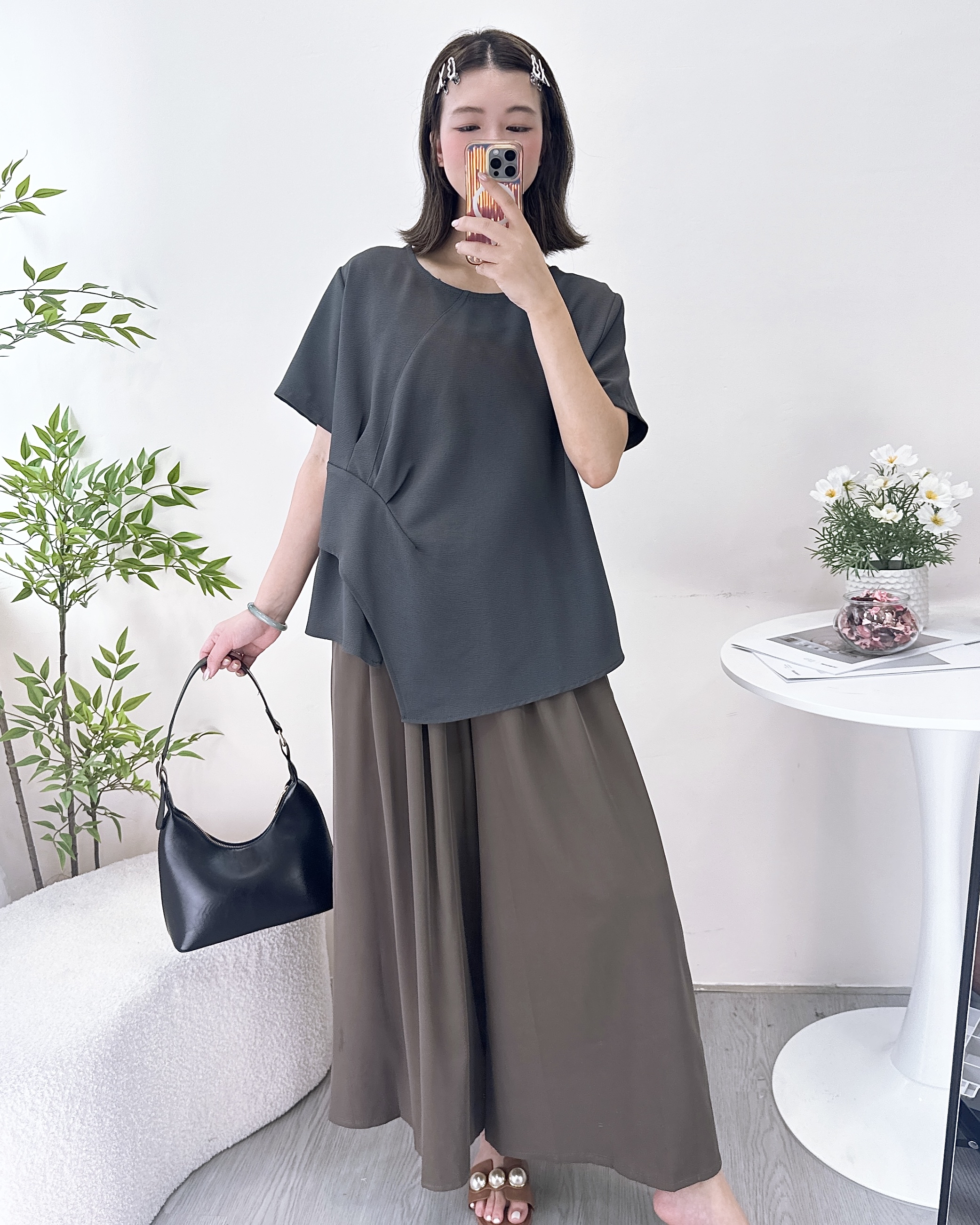 ESP-免燙磨砂西裝料上衣 2色