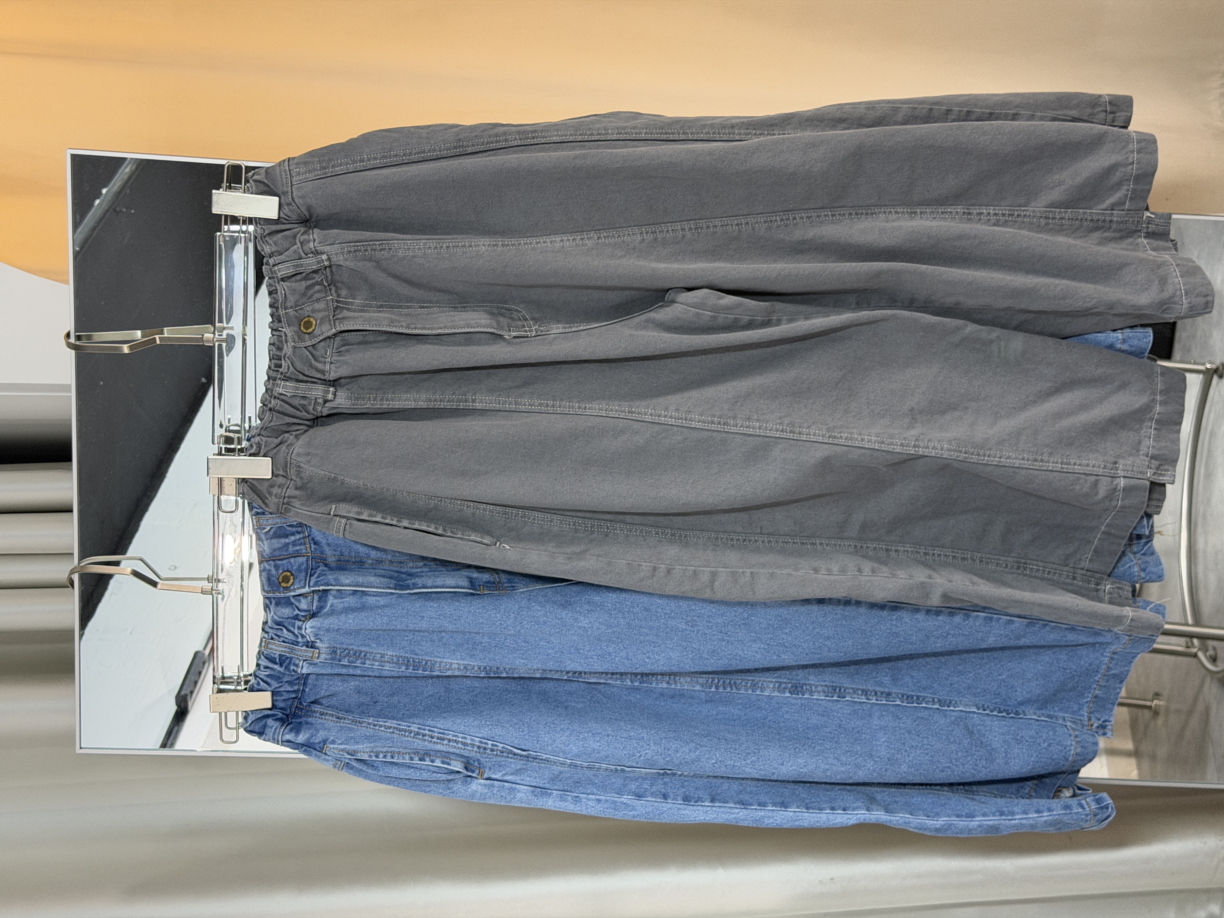 日系感playful寬鬆牛仔褲