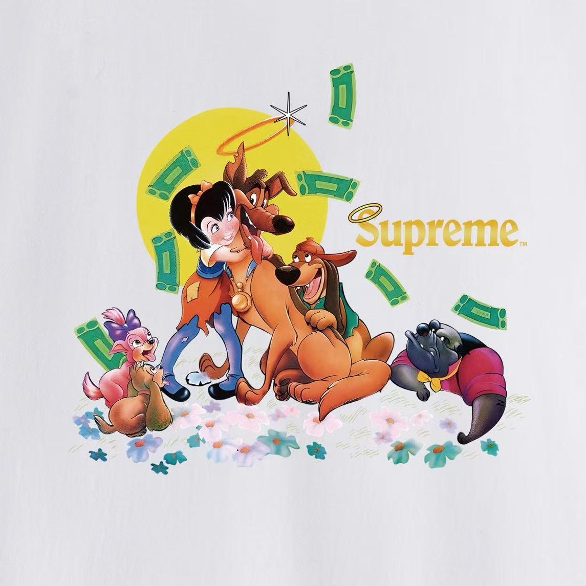 Supreme All Dogs Go To Heaven Tee
