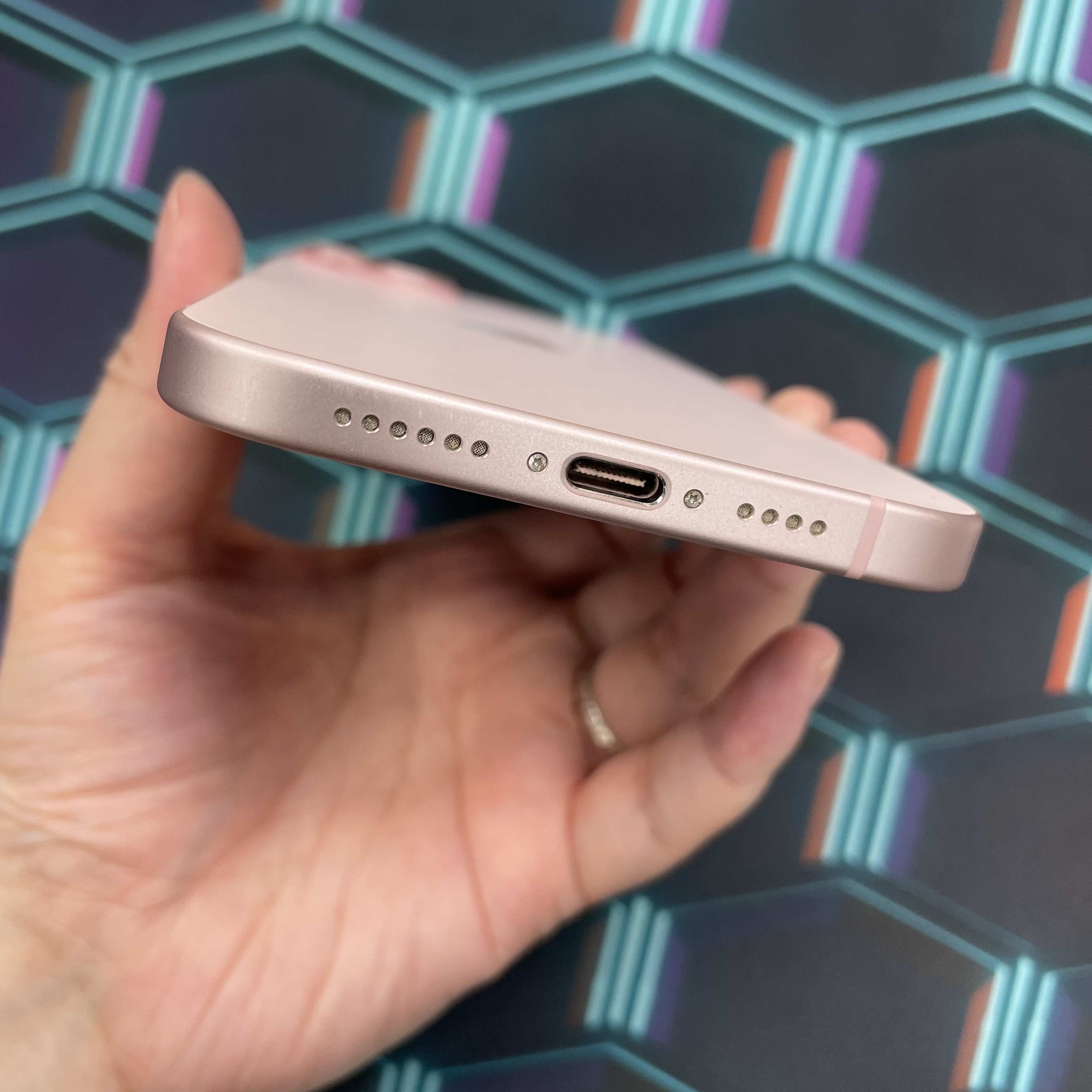 *6130 15 plus 勁靚機 256GB 電87 粉色 pink