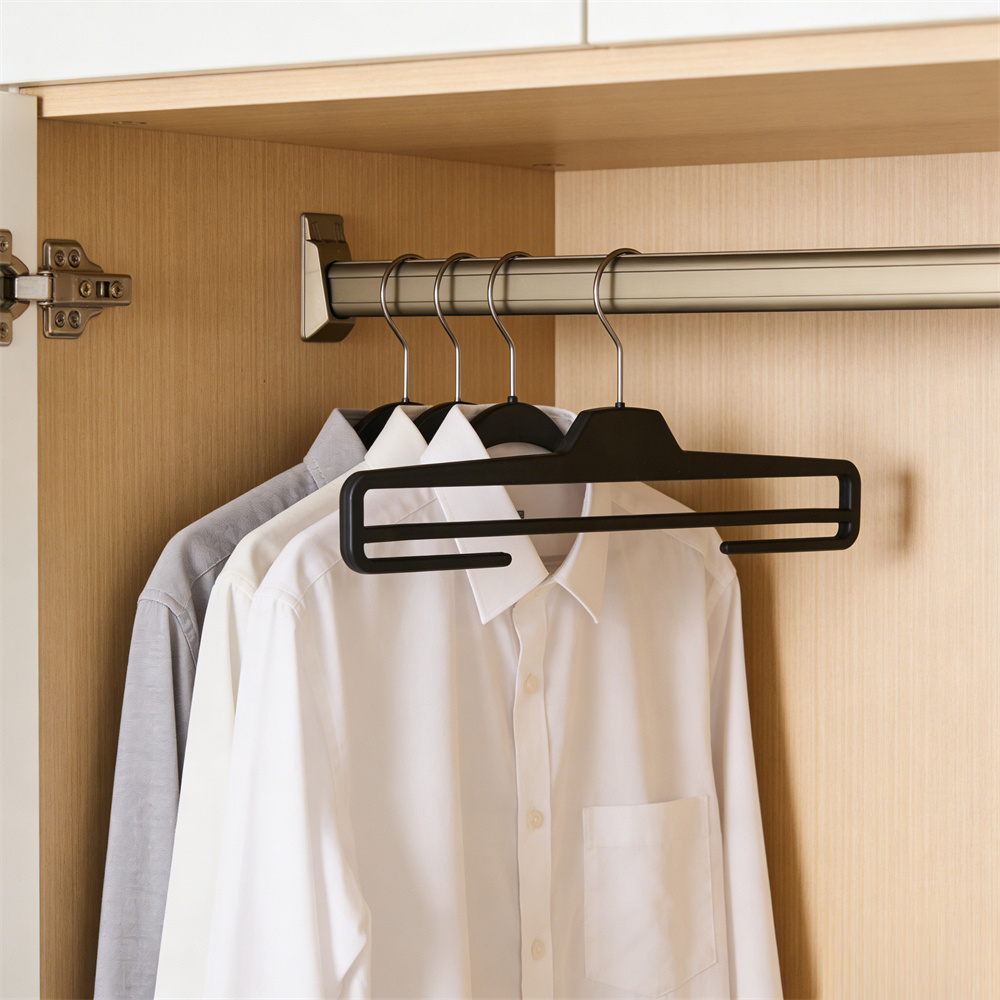 10x 多功能塑料褲架 黑色 36CM  UB0239