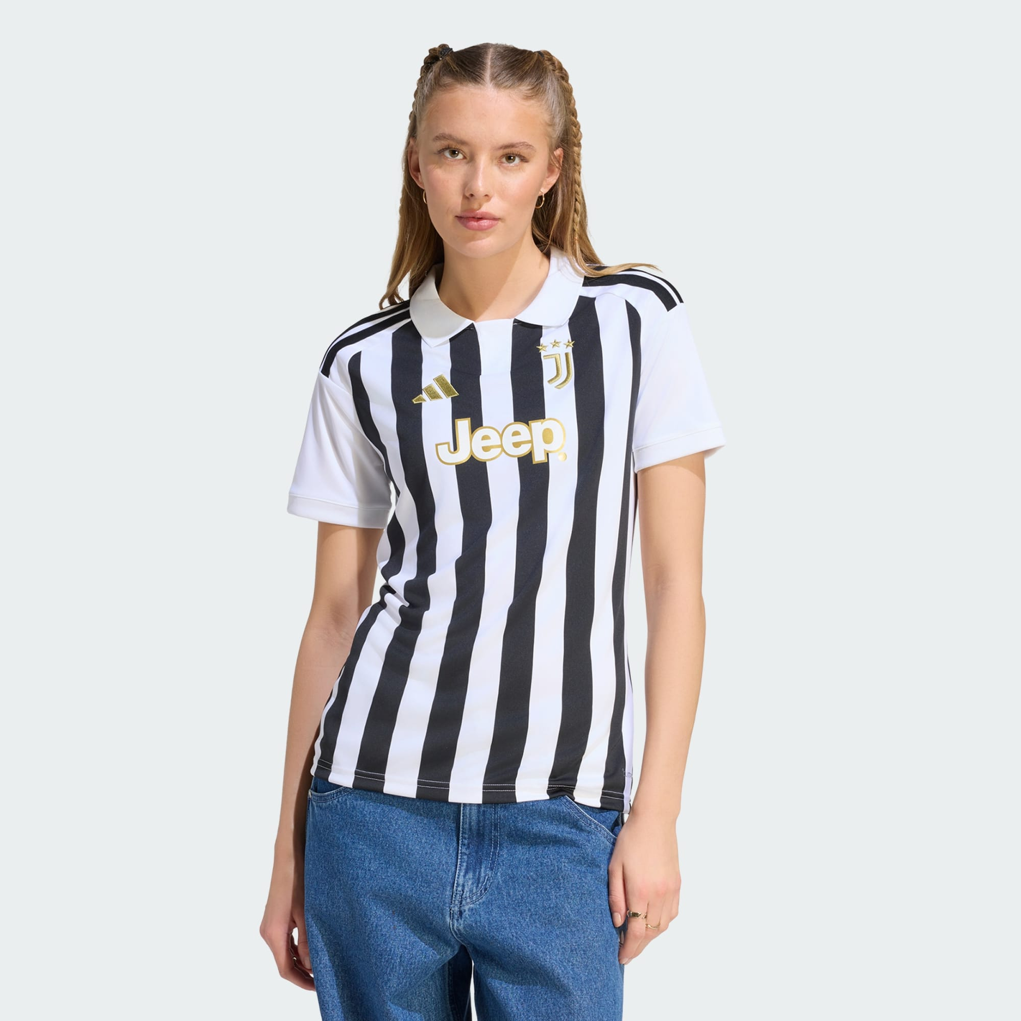 ⚫⚪現代進化  Adidas Juventus 祖雲達斯 2026-27 女裝主場球迷版球衣  (可加印字章) KB8823