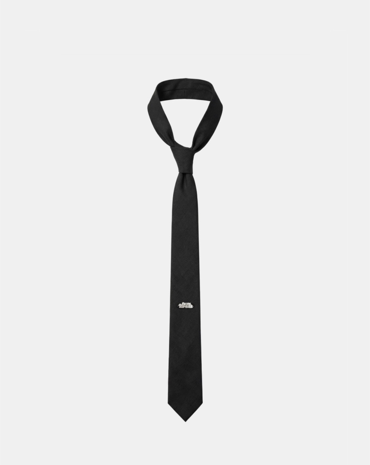 BADBLOOD [w-tie26-003] Slim Long Tie - Black