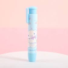 三麗鷗 (Sanrio) 大耳狗喜拿 (Cinnamoroll) 主題按動式橡皮擦筆。
