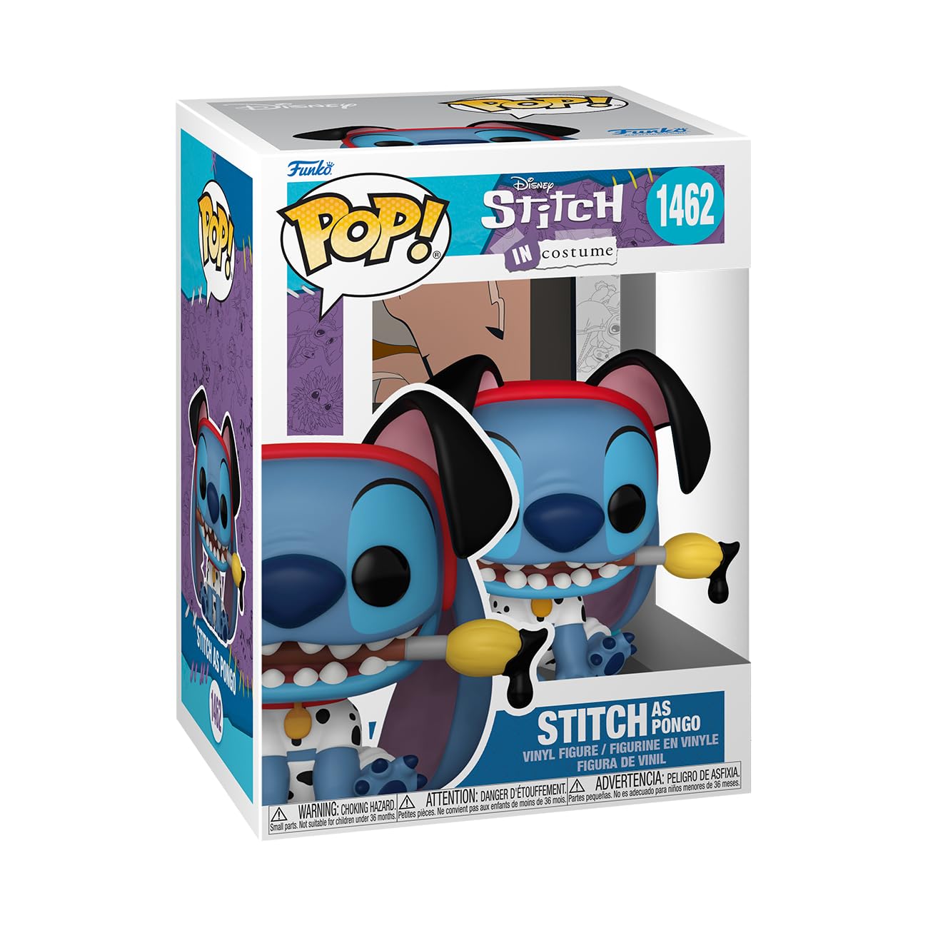 📦訂購 美國代購 Funko POP! Disney 101 Dalmatians: Stitch as Pongo The Dog Figure 史迪仔 101班點狗 模型