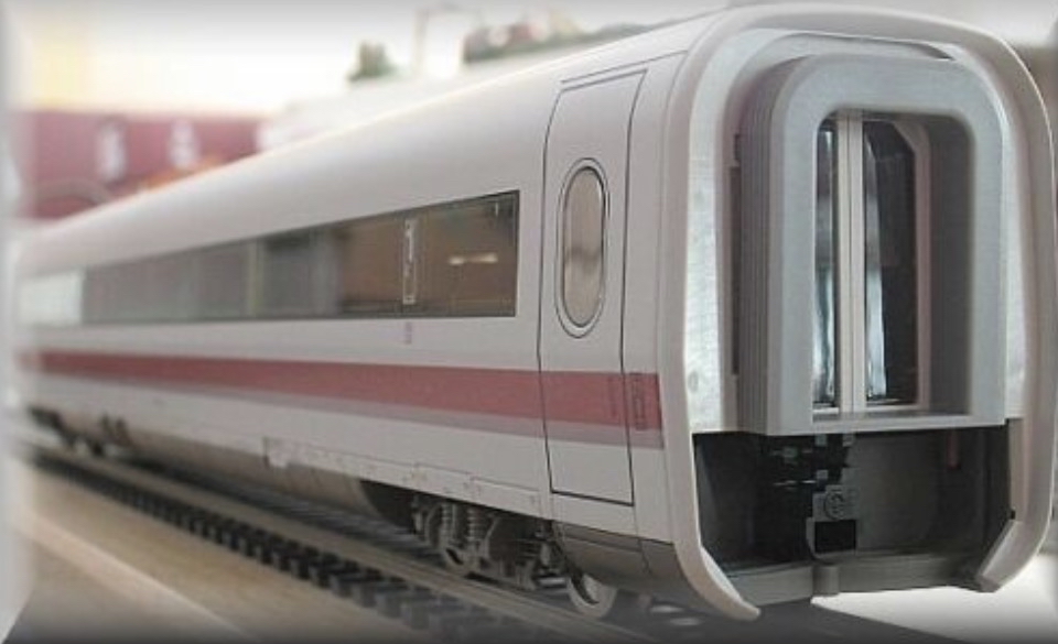 高速列車車廂系列：Fleischmann HO ICE-1 高速列車車廂（附燈光套件）