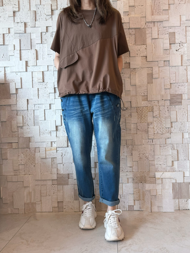 #2098 束帶拼布Top