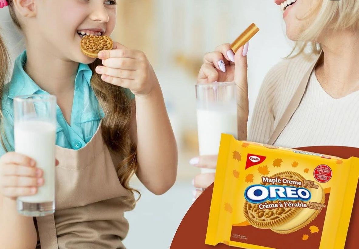加拿大直送  🇨🇦加拿大限定口味 Oreo 楓糖忌廉夾心餅乾 