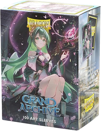 卡套 Dragon Shield Grand Archive Ariel, Archangel of Natura Matte Dual Art Sleeves 100