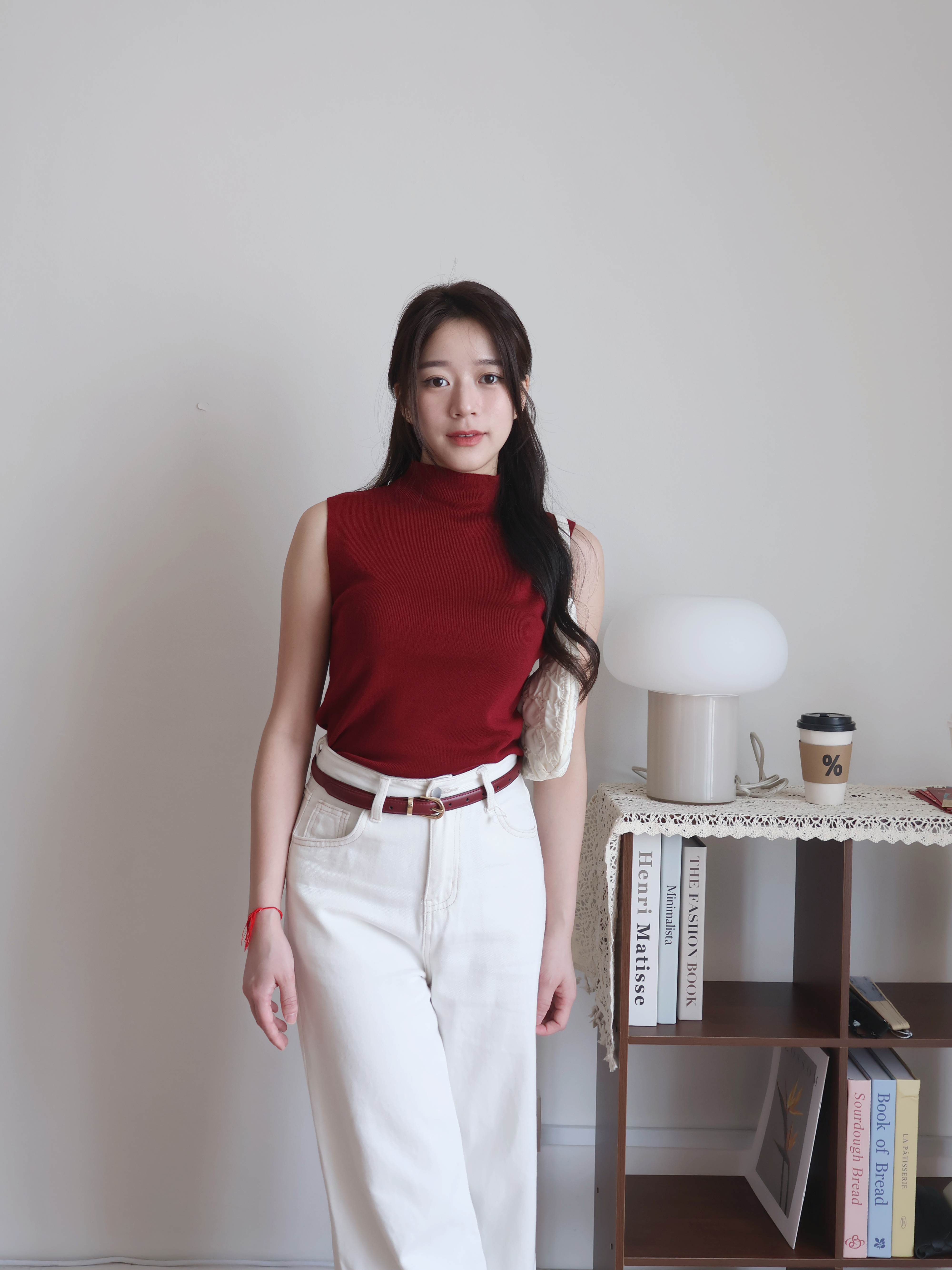 Asher Knitted Top | Red