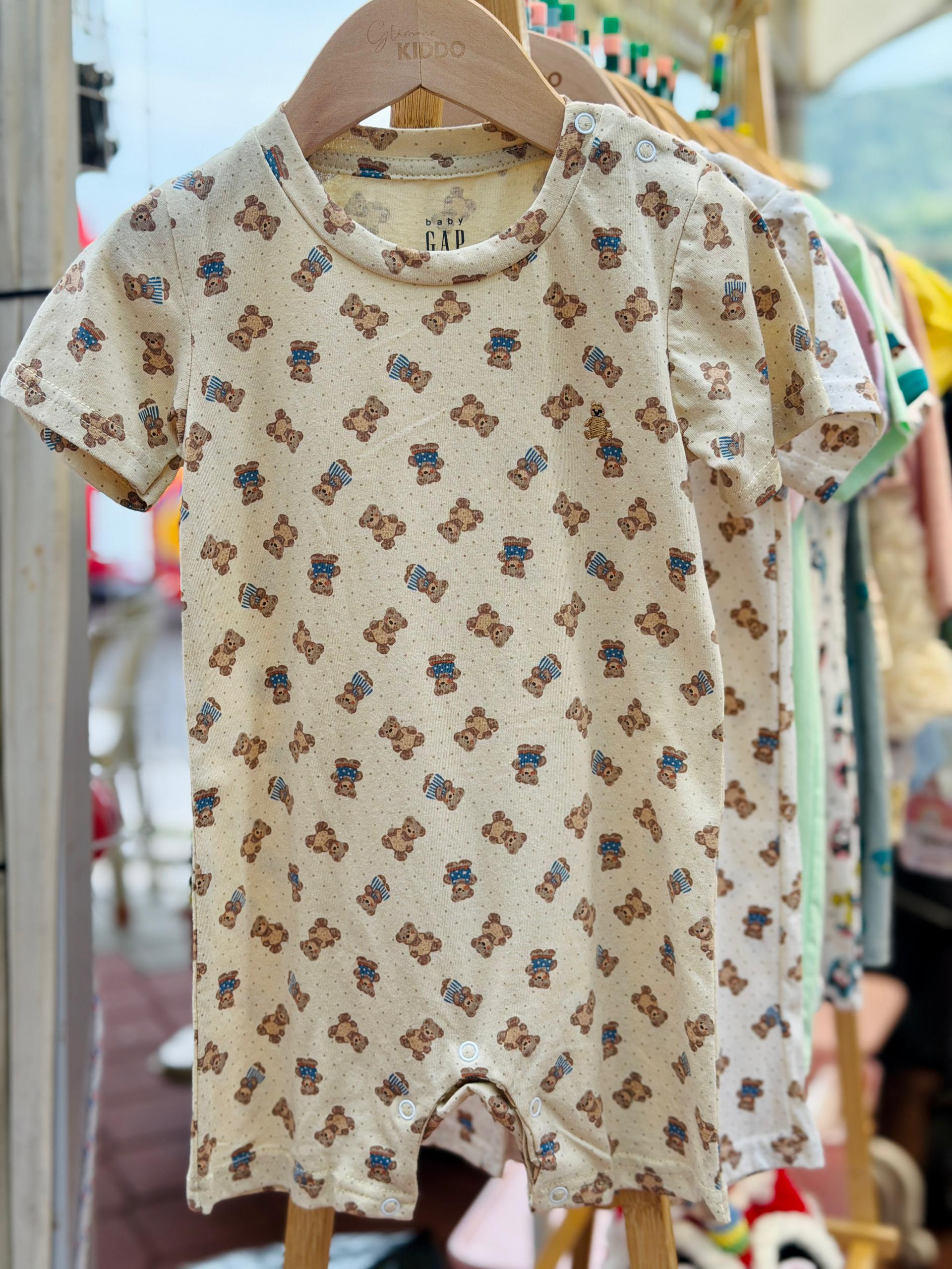 Baby Bear Print Romper - Adorable One-Piece Outfit