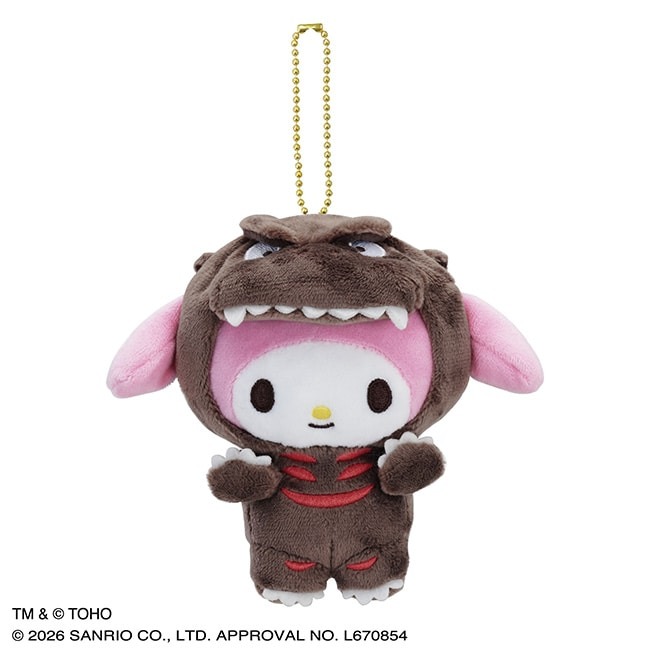 [訂購] [日本製] GODZILLA SANRIO CHARACTERS 吊飾 {TF260733}